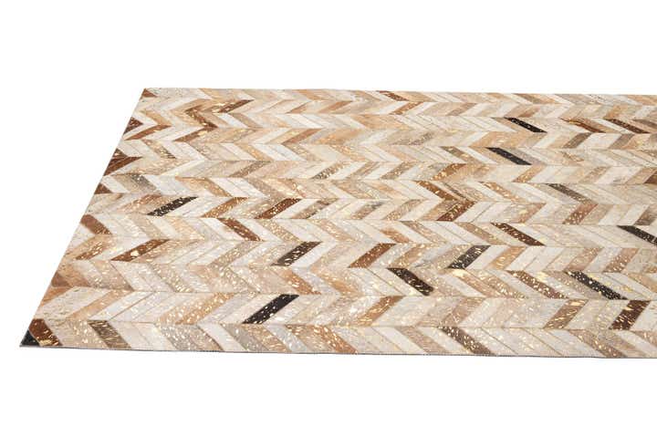 5' 1 x 8' 1 Cowhide - Patchwork Rug