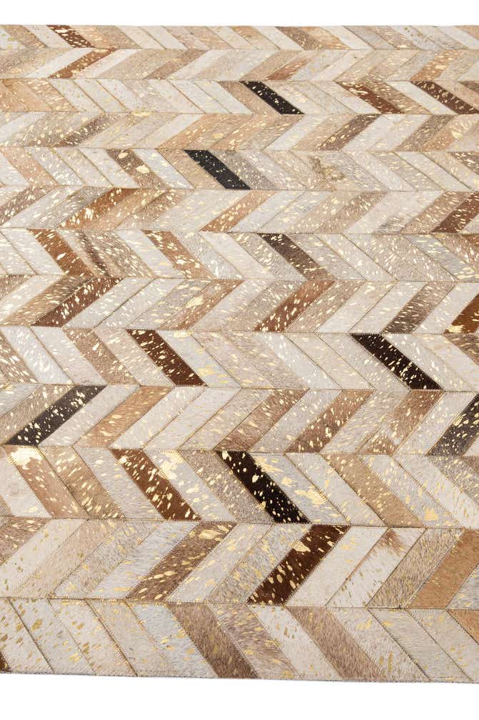 5' 1 x 8' 1 Cowhide - Patchwork Rug