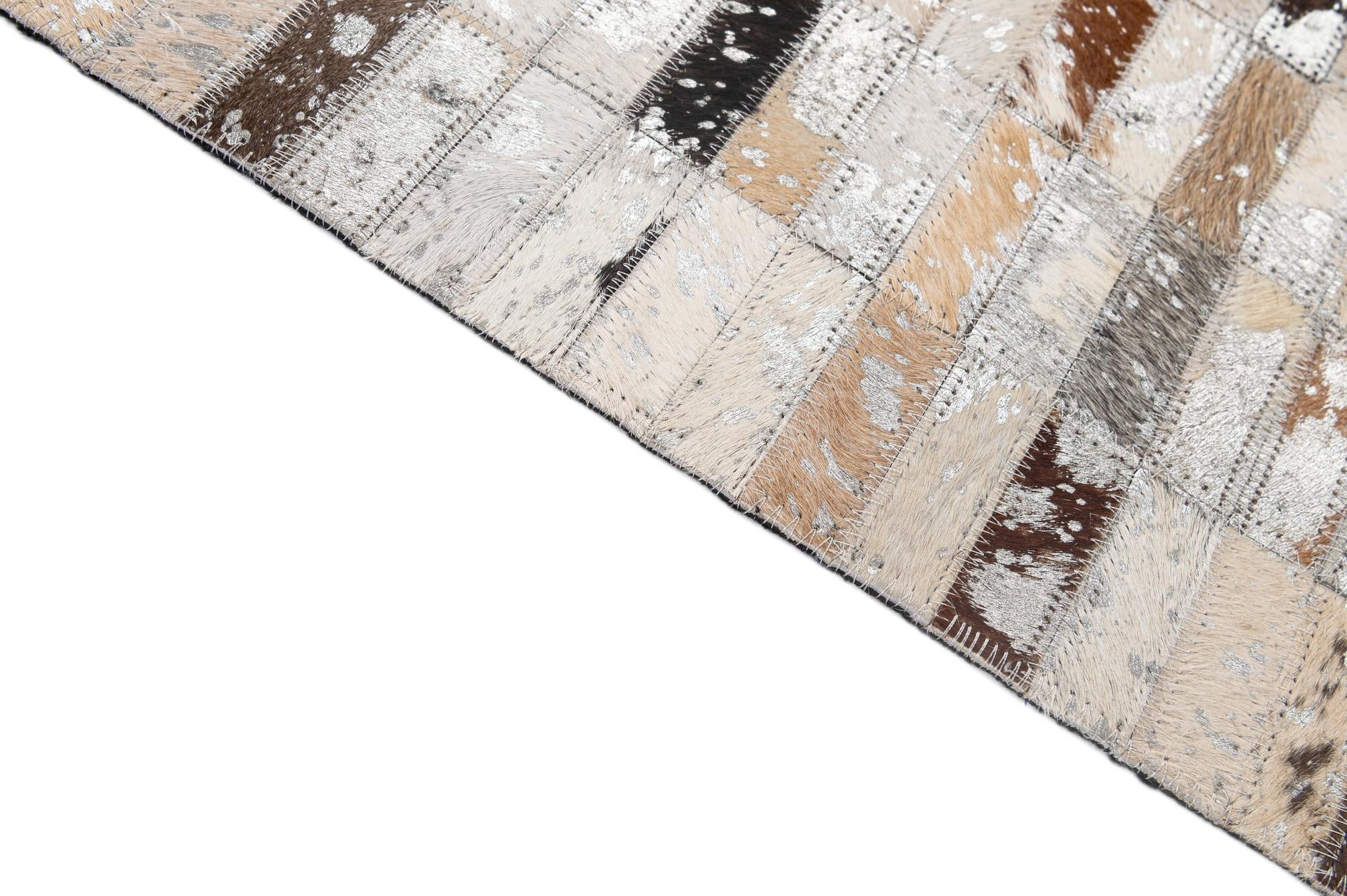 5' x 7' 11 Cowhide - Patchwork Rug