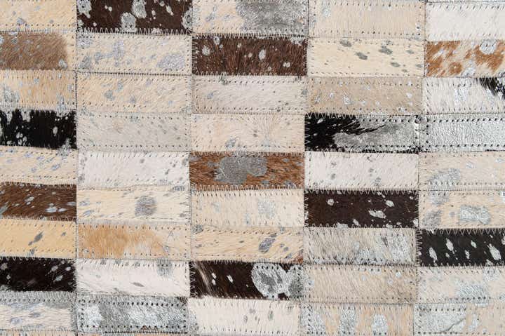 5' x 7' 11 Cowhide - Patchwork Rug