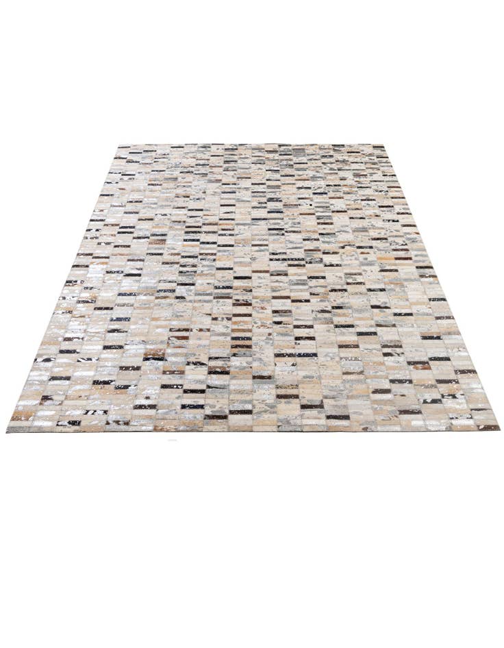 Detail image of 5' x 8' Cowhide - Patchwork Rug