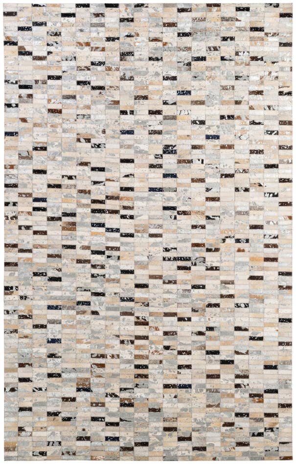 Detail image of 5' x 8' Cowhide - Patchwork Rug