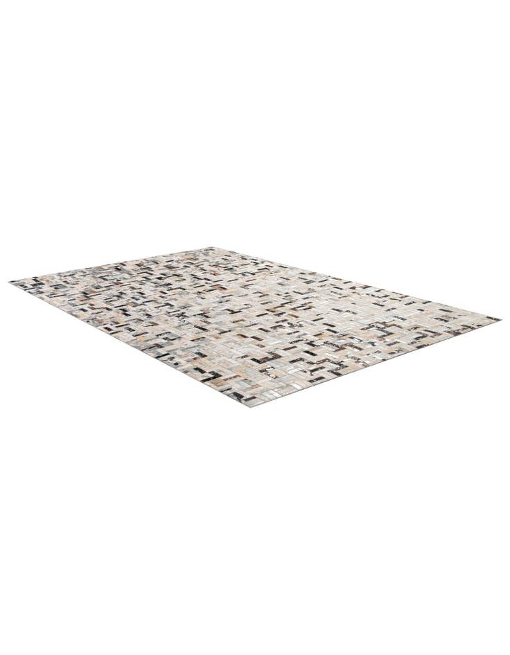 Detail image of 5' x 7' 11 Cowhide - Patchwork Rug