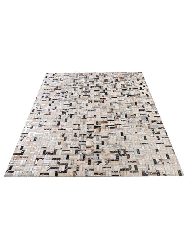 5' x 7' 11 Cowhide - Patchwork Rug
