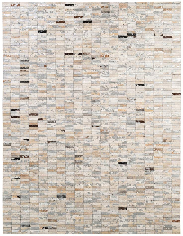 Detail image of 5' x 8' 2 Cowhide - Patchwork Rug