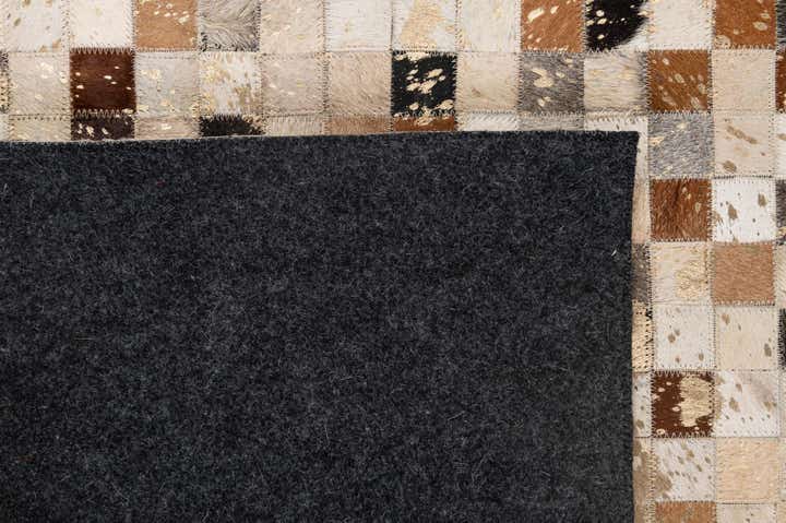 5' 1 x 8' 1 Cowhide - Patchwork Rug