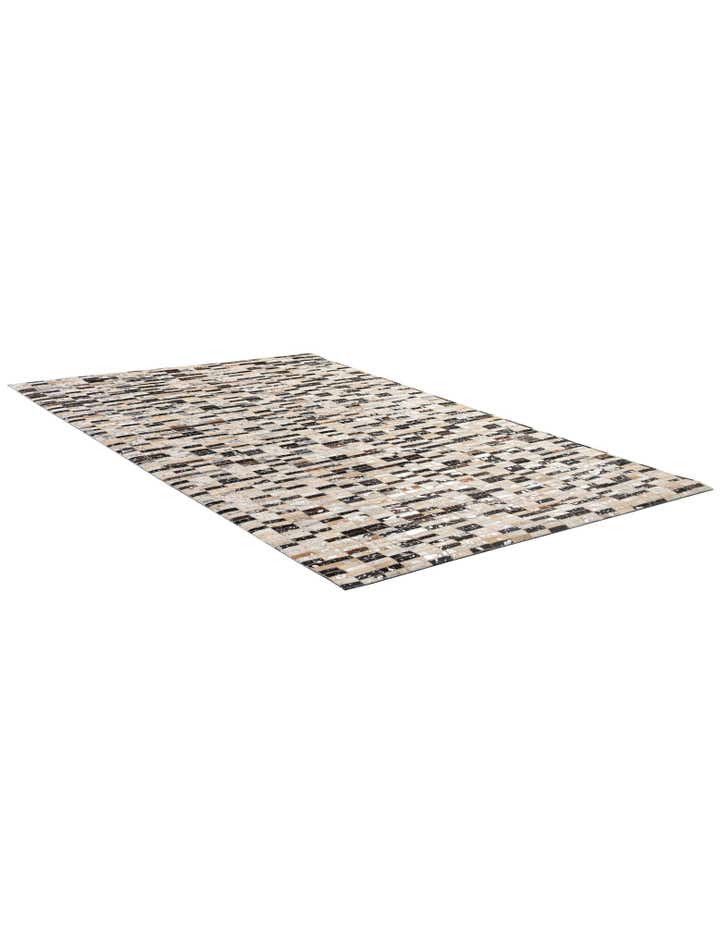 4' 11 x 7' 10 Cowhide - Patchwork Rug