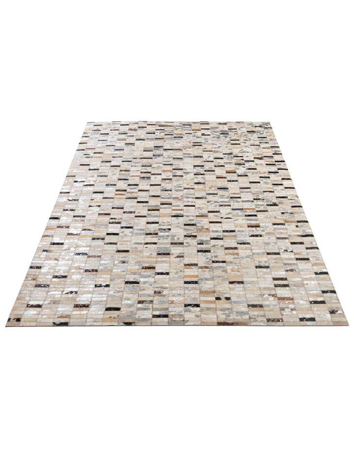 5' 3 x 8' 2 Cowhide - Patchwork Rug