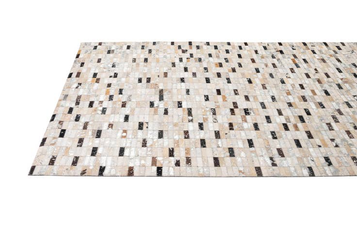 Detail image of 5' 3 x 8' 2 Cowhide - Patchwork Rug