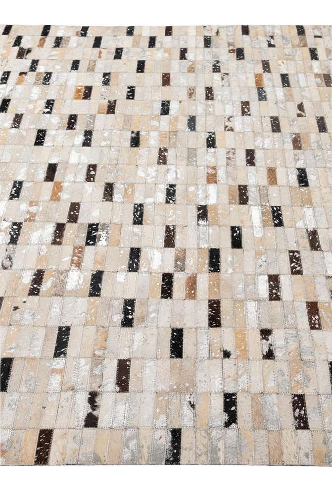 5' 3 x 8' 2 Cowhide - Patchwork Rug