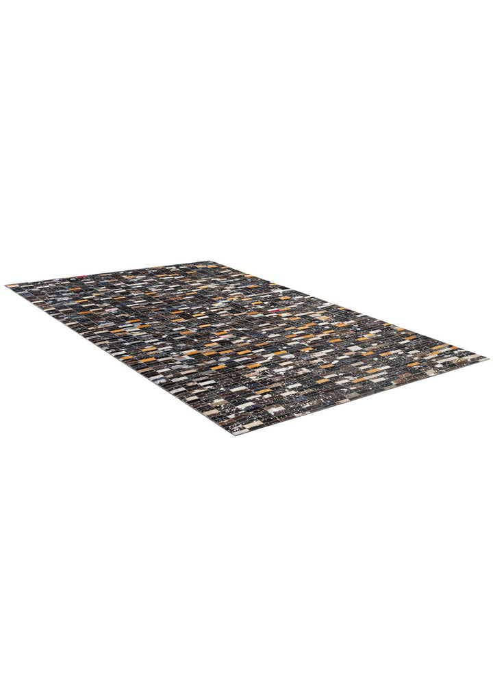 5' 2 x 8' Cowhide - Patchwork Rug