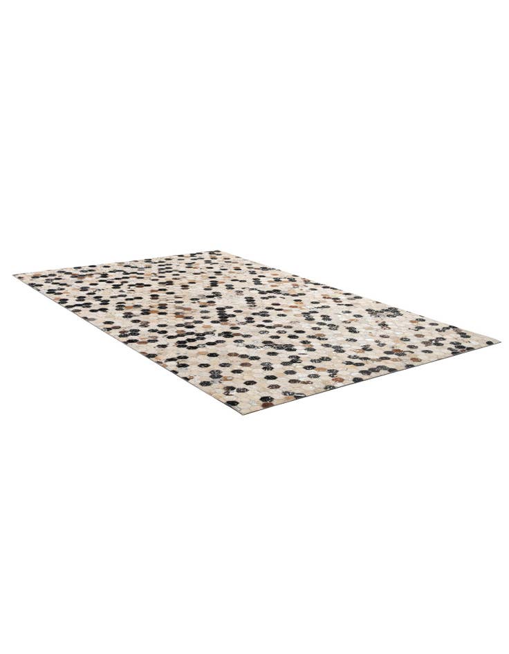 Detail image of 4' 11 x 7' 10 Cowhide - Patchwork Rug