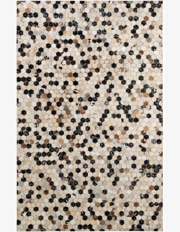 4' 11 x 7' 10 Cowhide - Patchwork Rug