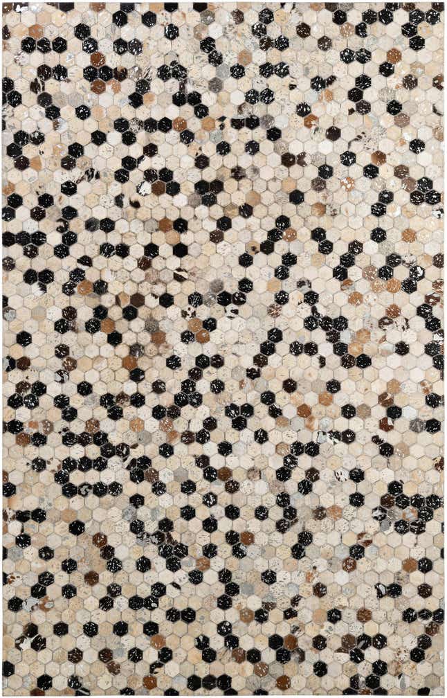 4' 11 x 7' 10 Cowhide - Patchwork Rug