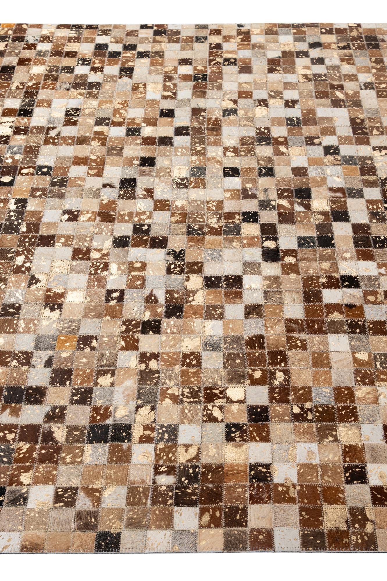5' 1 x 7' 11 Cowhide - Patchwork Rug