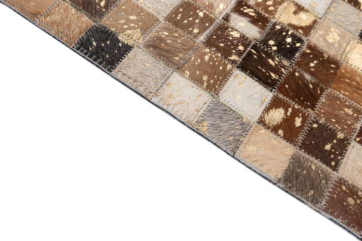 5' 1 x 7' 11 Cowhide - Patchwork Rug