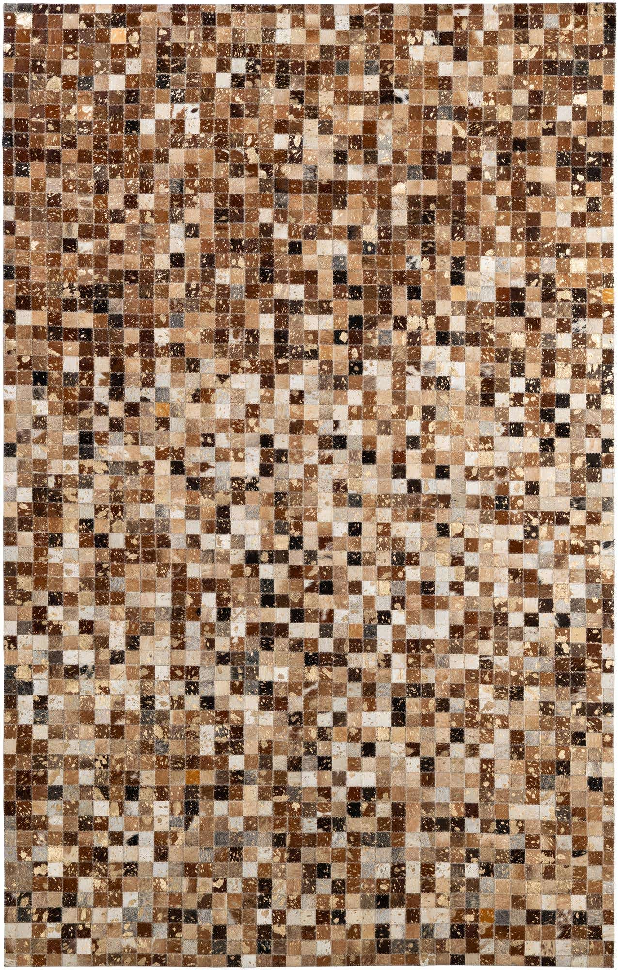 5' 1 x 7' 11 Cowhide - Patchwork Rug