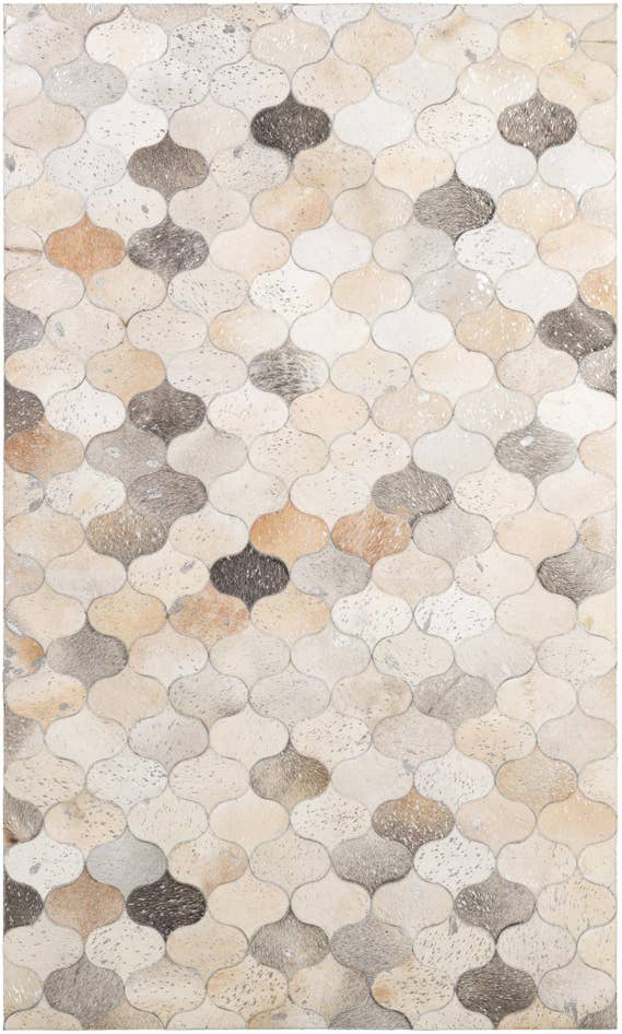 Detail image of 5' x 8' 3 Cowhide - Patchwork Rug
