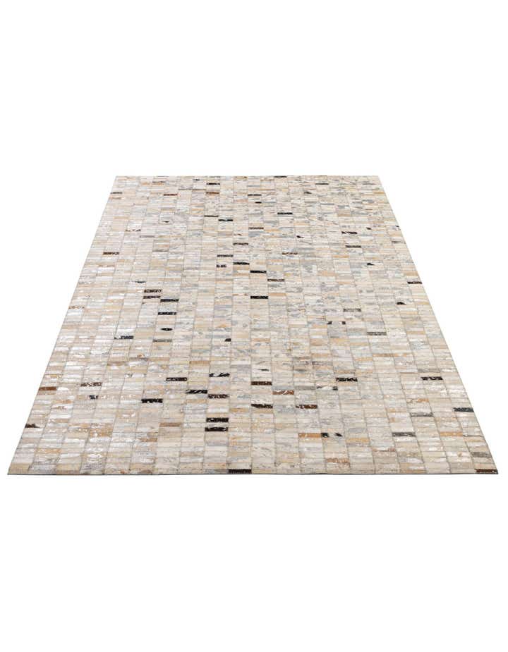 4' 11 x 7' 11 Cowhide - Patchwork Rug