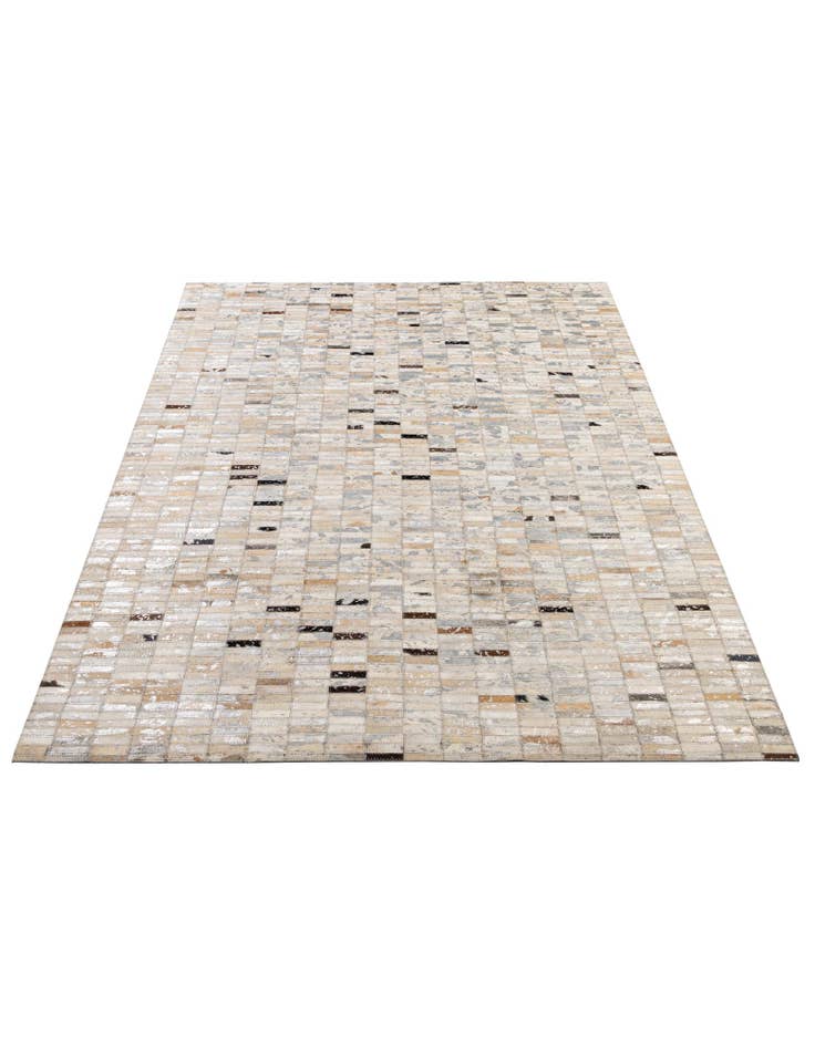 Detail image of 4' 11 x 7' 11 Cowhide - Patchwork Rug