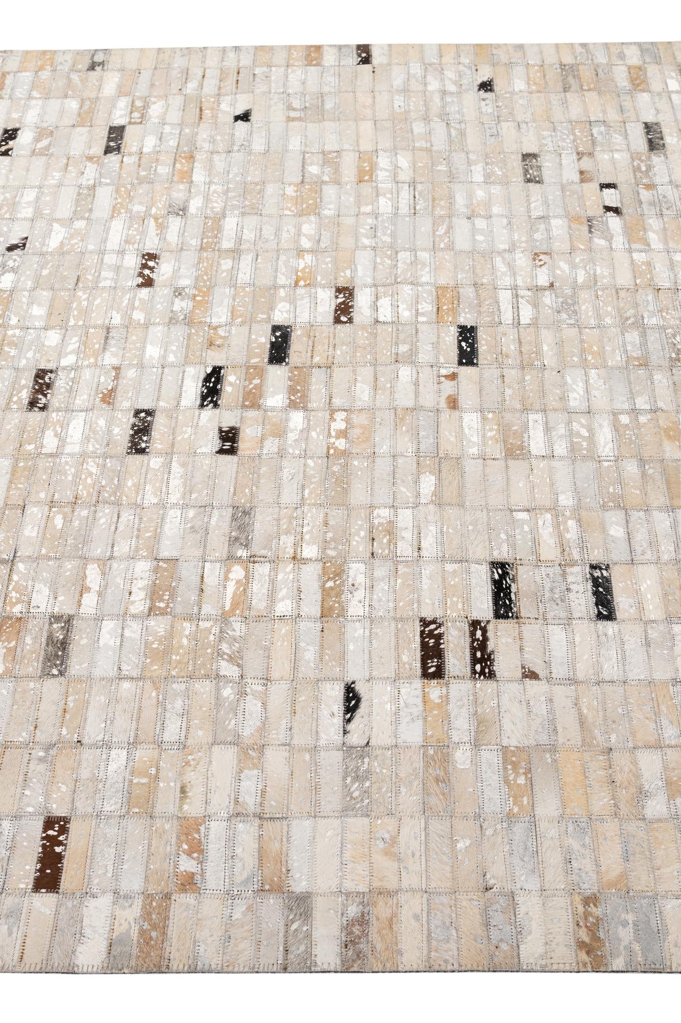 4' 11 x 7' 11 Cowhide - Patchwork Rug