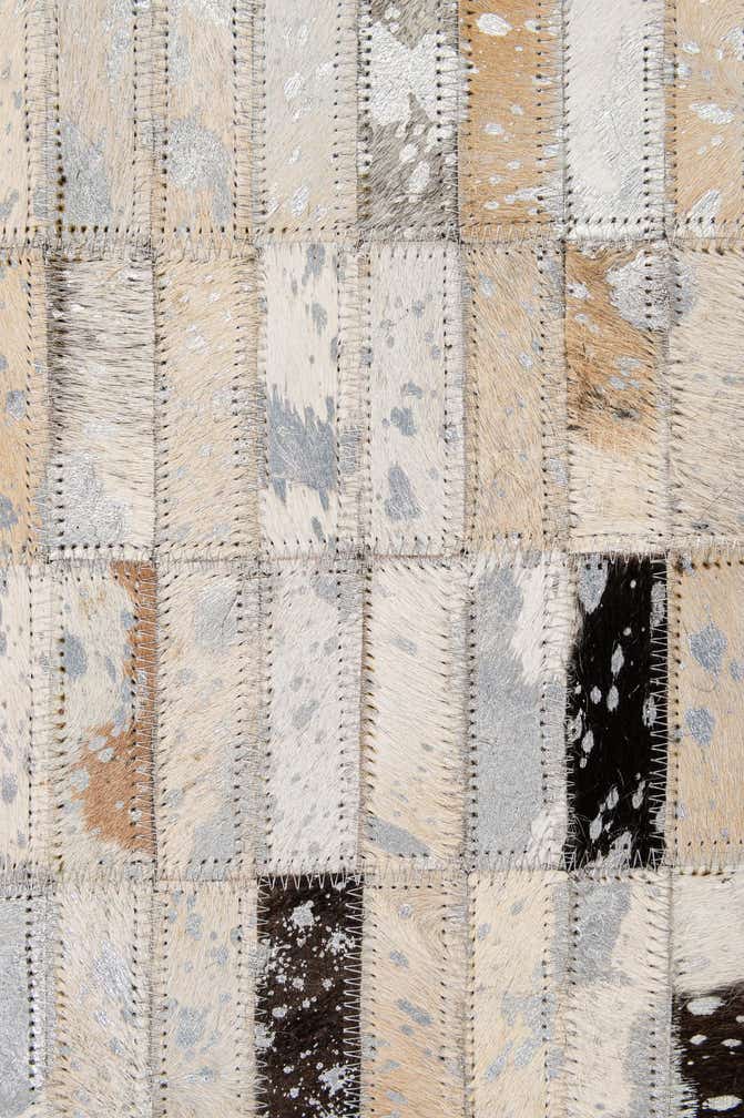 4' 11 x 7' 11 Cowhide - Patchwork Rug