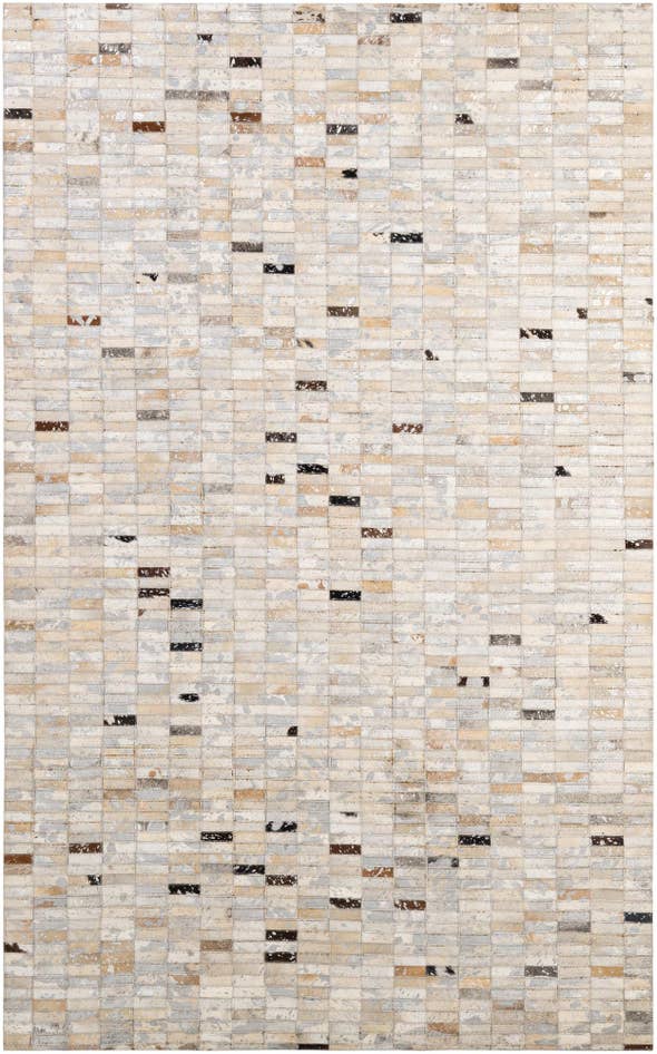 Detail image of 4' 11 x 7' 11 Cowhide - Patchwork Rug