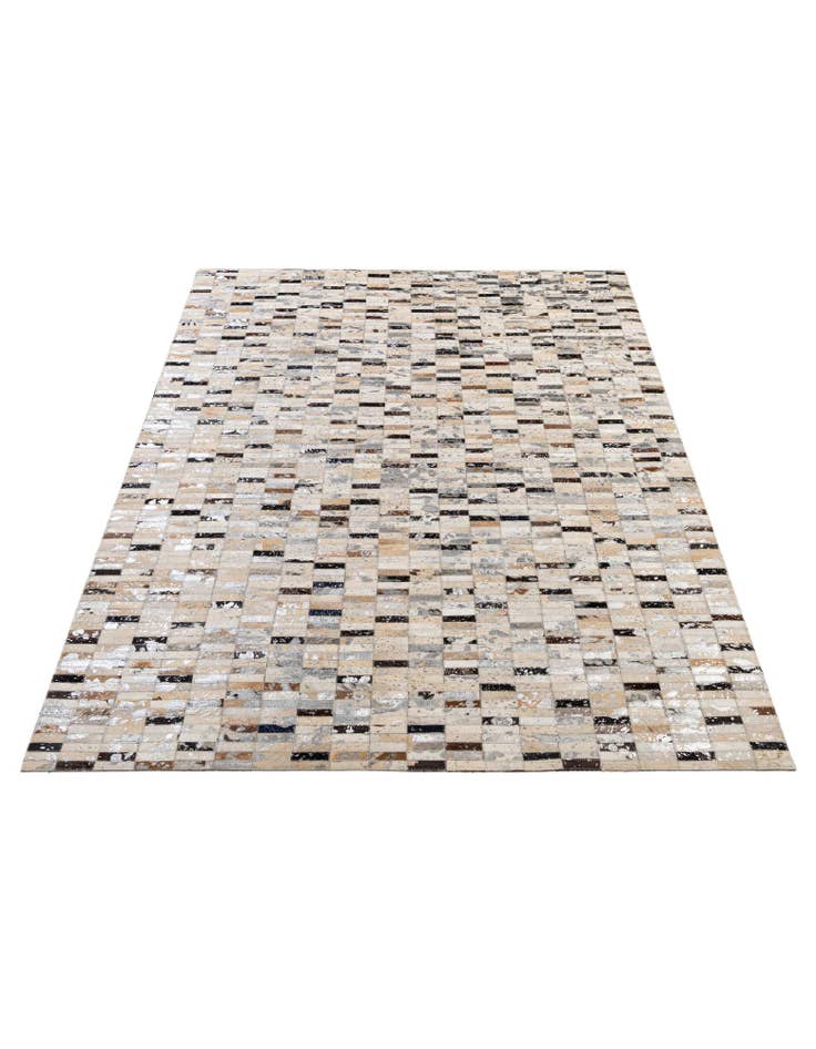 Detail image of 5' x 7' 11 Cowhide - Patchwork Rug