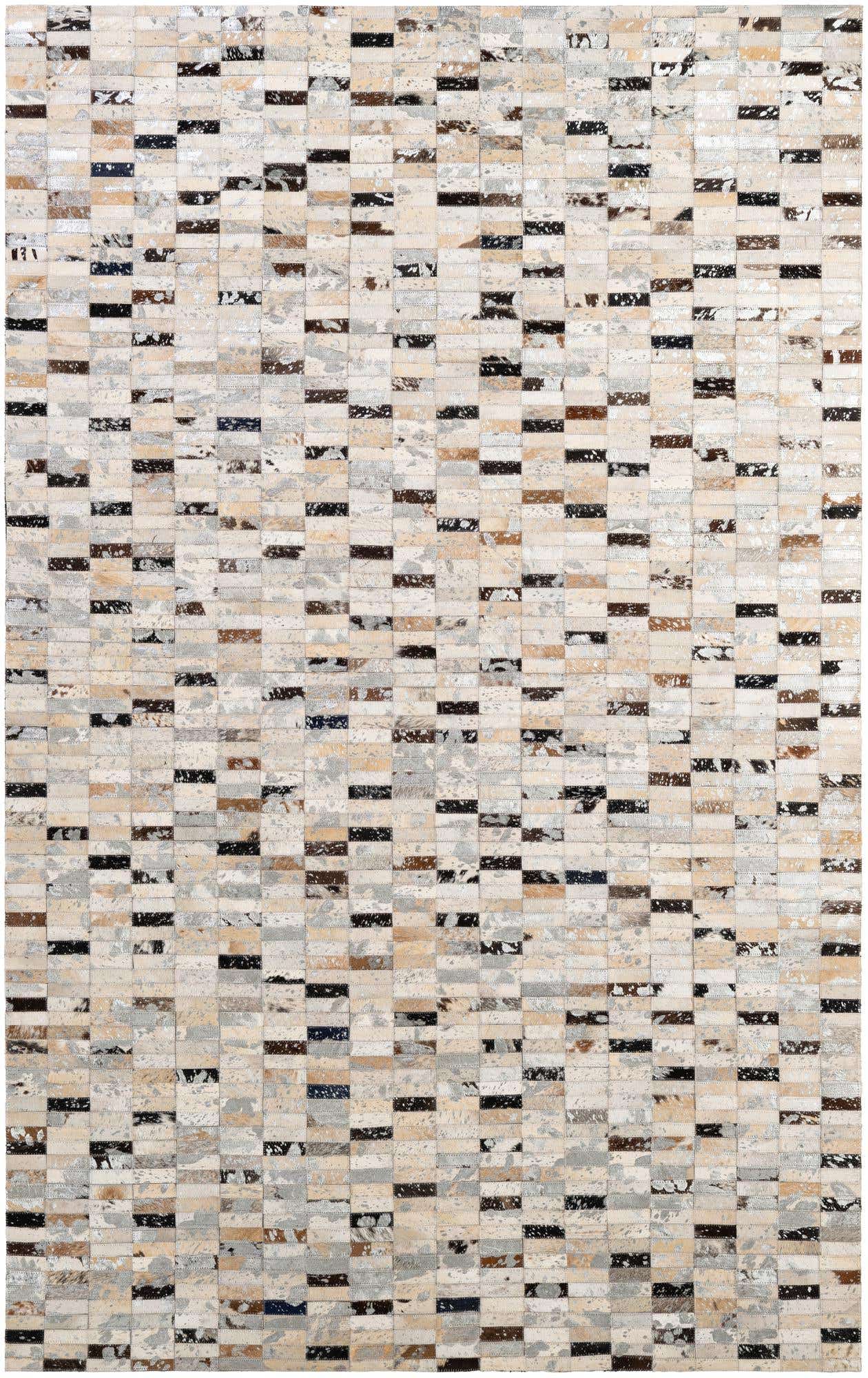 5' x 7' 11 Cowhide - Patchwork Rug