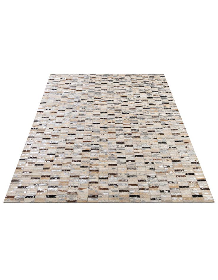 Detail image of 5' x 7' 11 Cowhide - Patchwork Rug