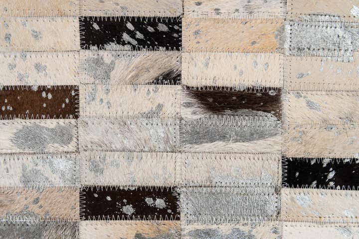 5' x 7' 11 Cowhide - Patchwork Rug