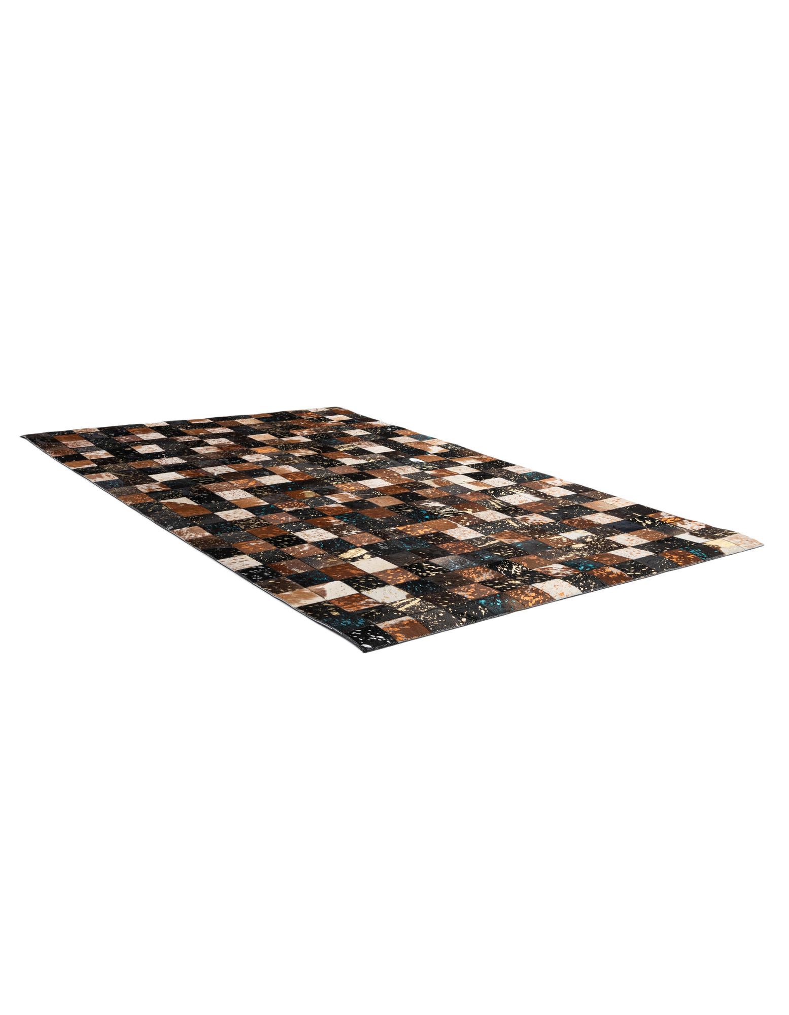 4' 11 x 7' 10 Cowhide - Patchwork Rug