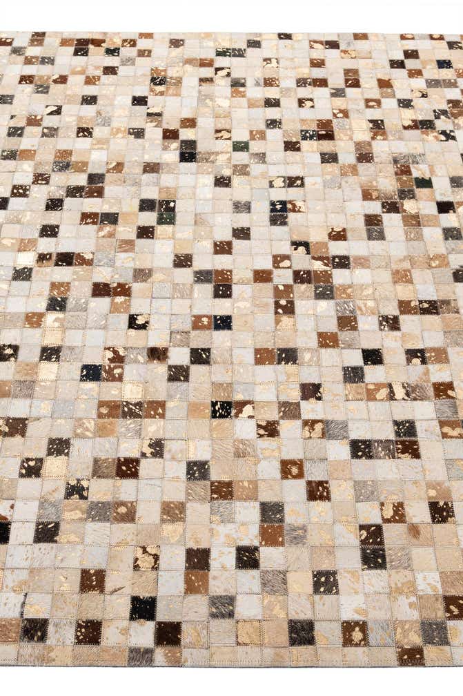 5' 1 x 8' 1 Cowhide - Patchwork Rug