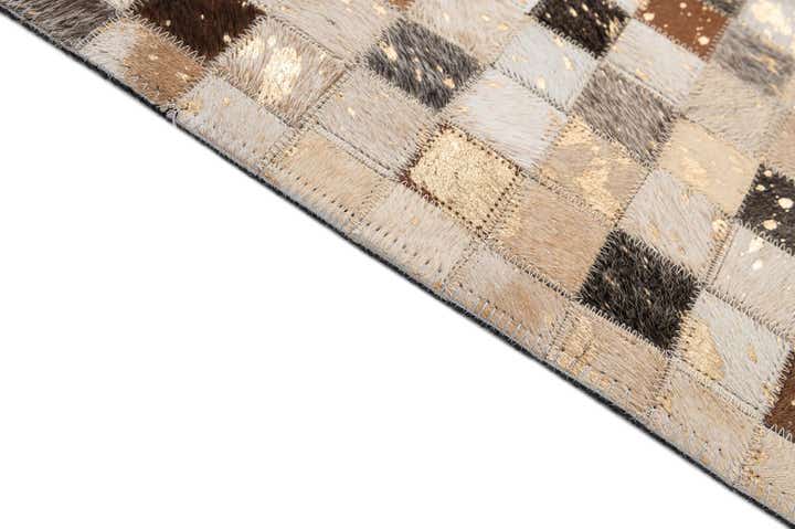 5' 1 x 8' 1 Cowhide - Patchwork Rug