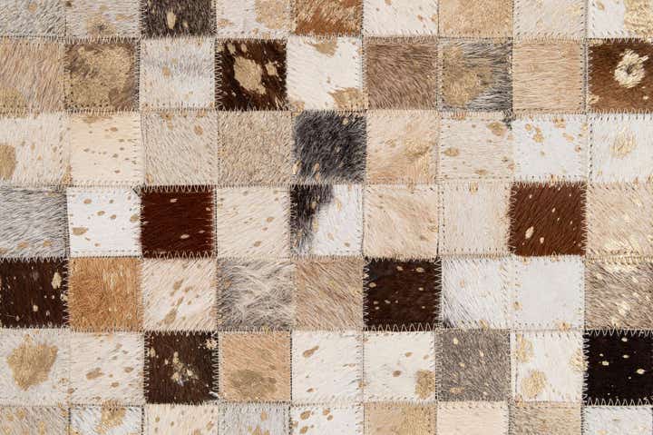 5' 1 x 8' 1 Cowhide - Patchwork Rug