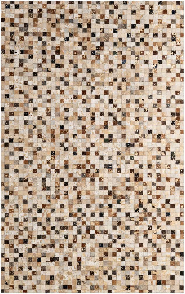 5' 1 x 8' 1 Cowhide - Patchwork Rug