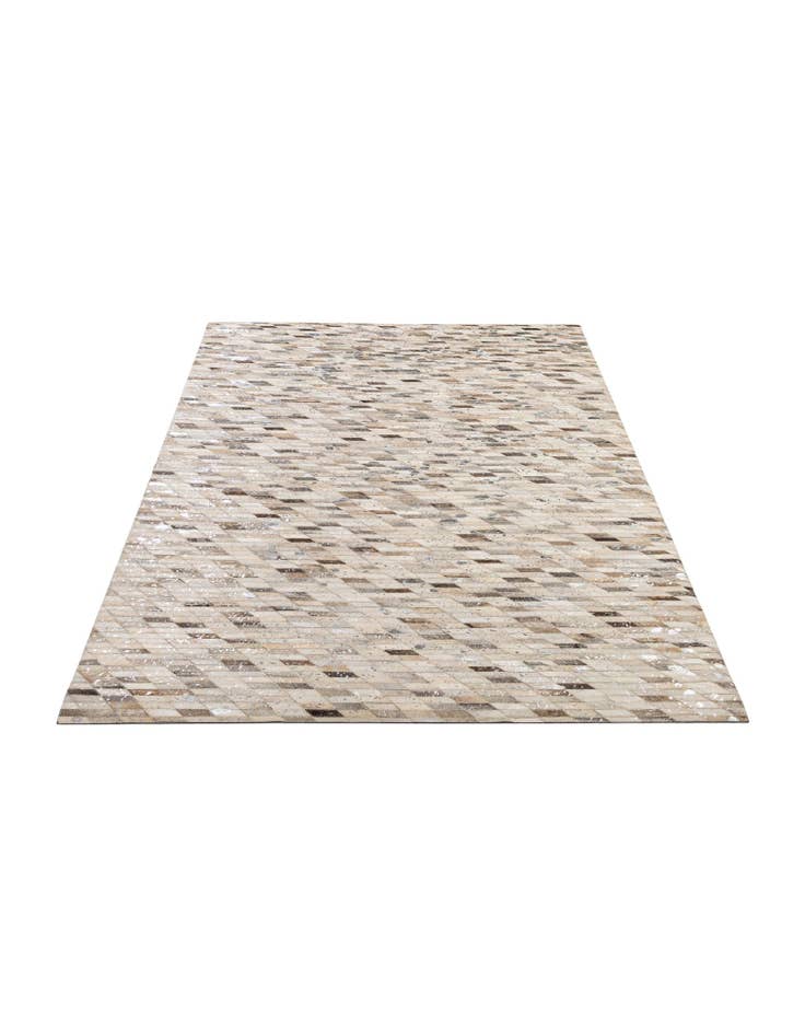 Detail image of 5' 1 x 7' 11 Cowhide - Patchwork Rug