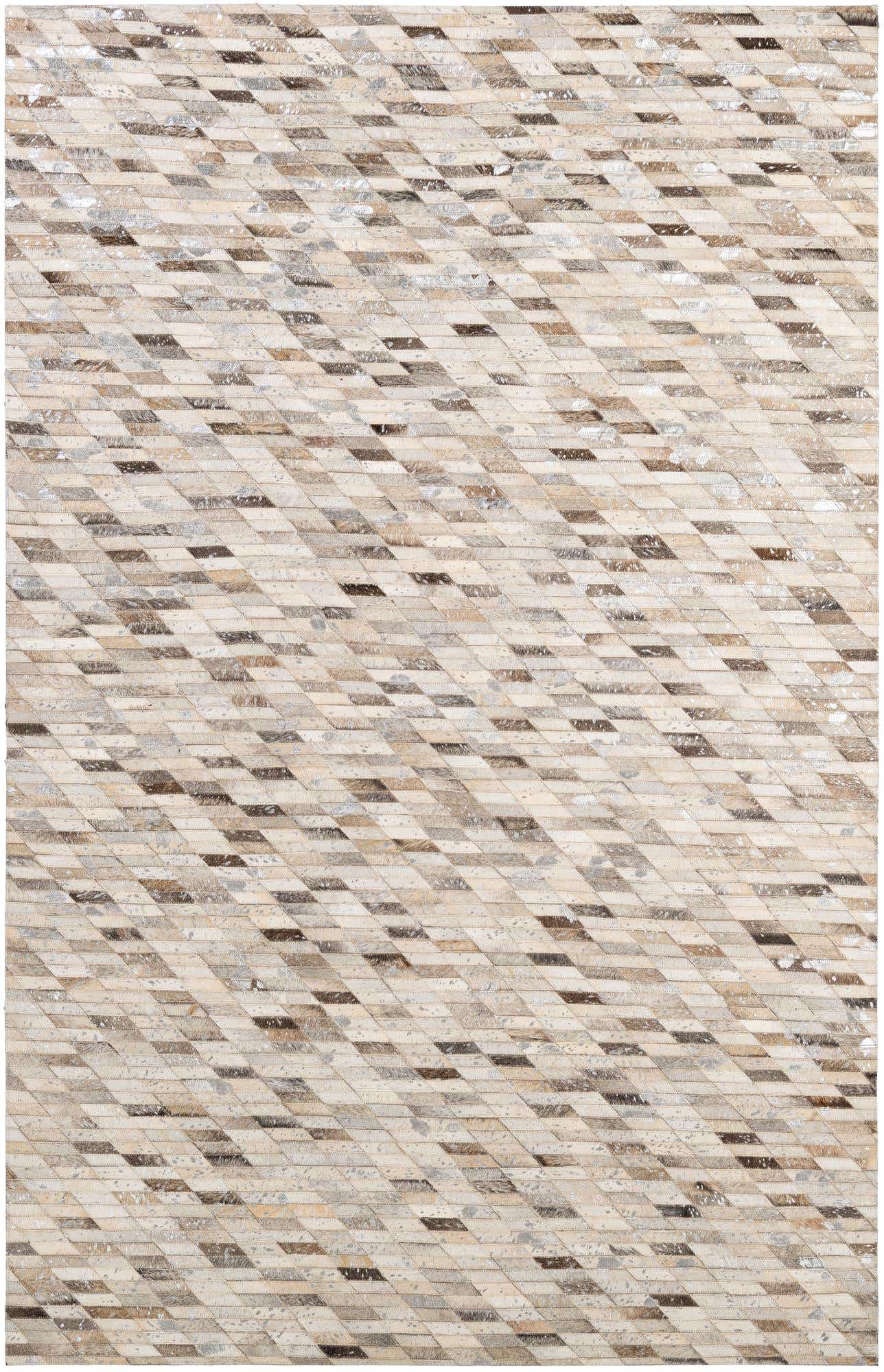 5' 1 x 7' 11 Cowhide - Patchwork Rug