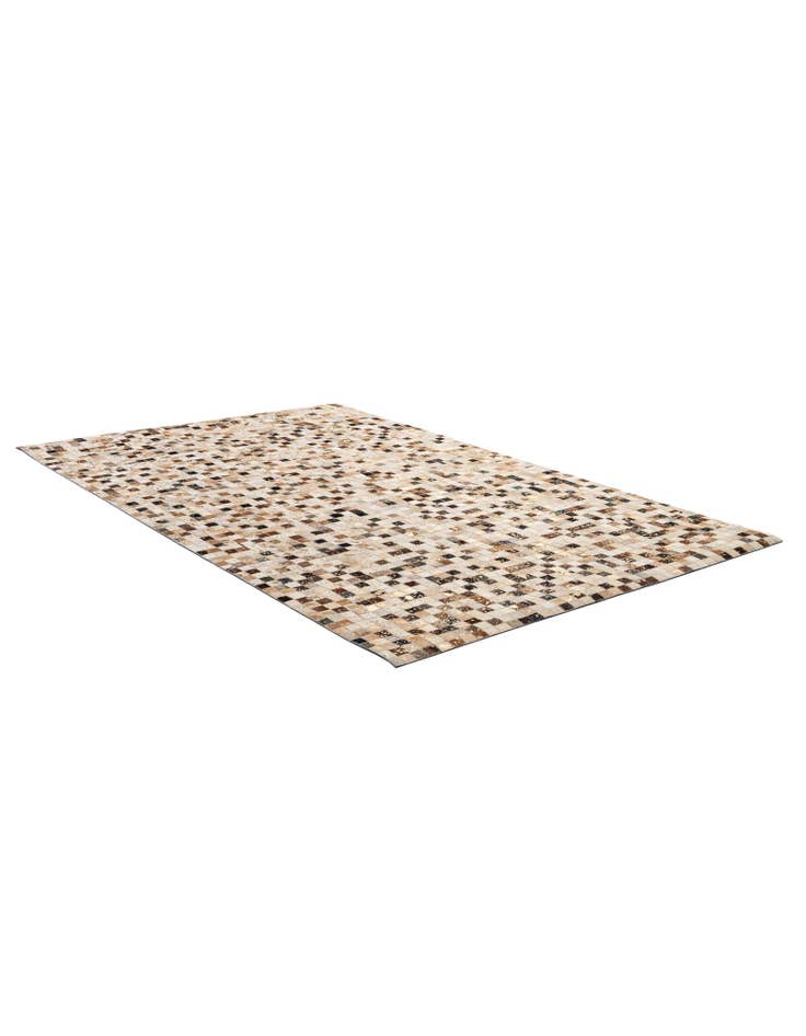 Detail image of 5' 2 x 8' 2 Cowhide - Patchwork Rug