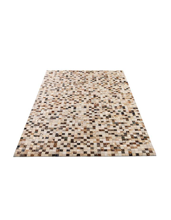 5' 2 x 8' 2 Cowhide - Patchwork Rug
