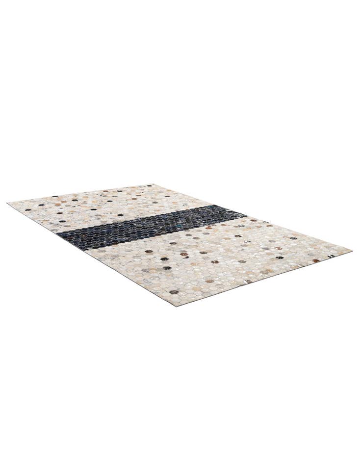 Detail image of 5' 1 x 7' 11 Cowhide - Patchwork Rug
