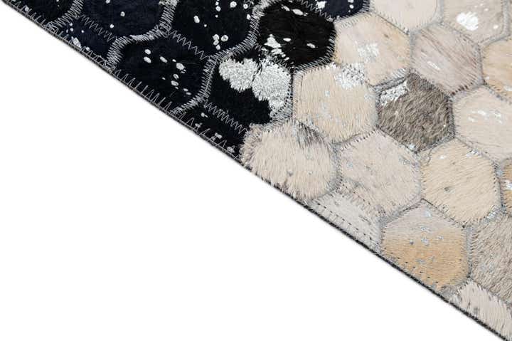 5' 1 x 7' 11 Cowhide - Patchwork Rug