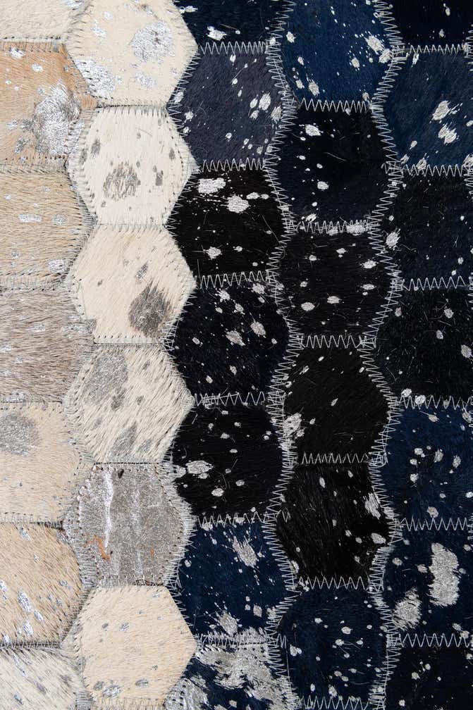 5' 1 x 7' 11 Cowhide - Patchwork Rug