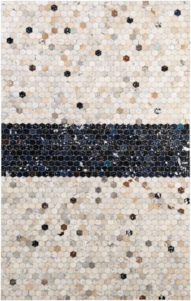 5' 1 x 7' 11 Cowhide - Patchwork Rug