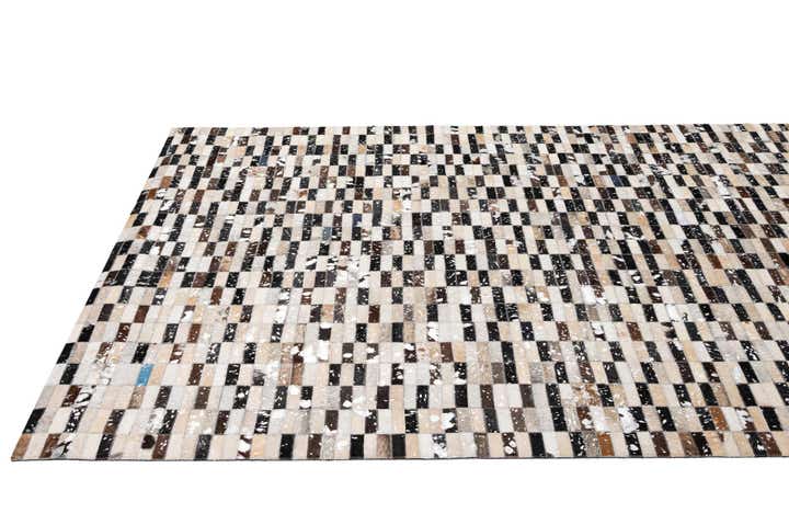 5' 3 x 8' 1 Cowhide - Patchwork Rug