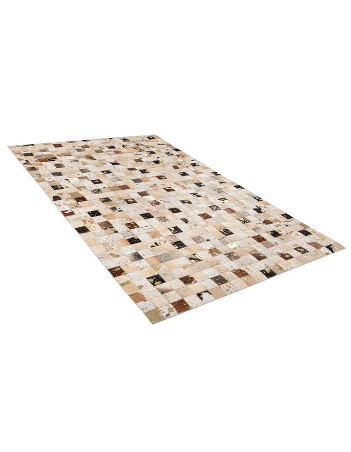 5' 1 x 8' Cowhide - Patchwork Rug