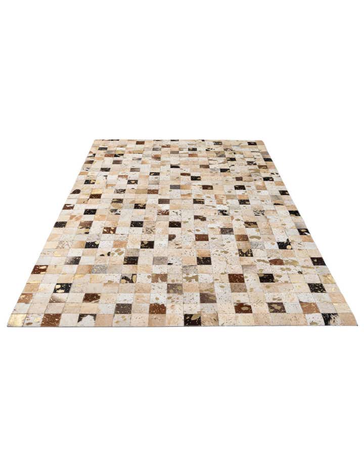 5' 1 x 8' Cowhide - Patchwork Rug