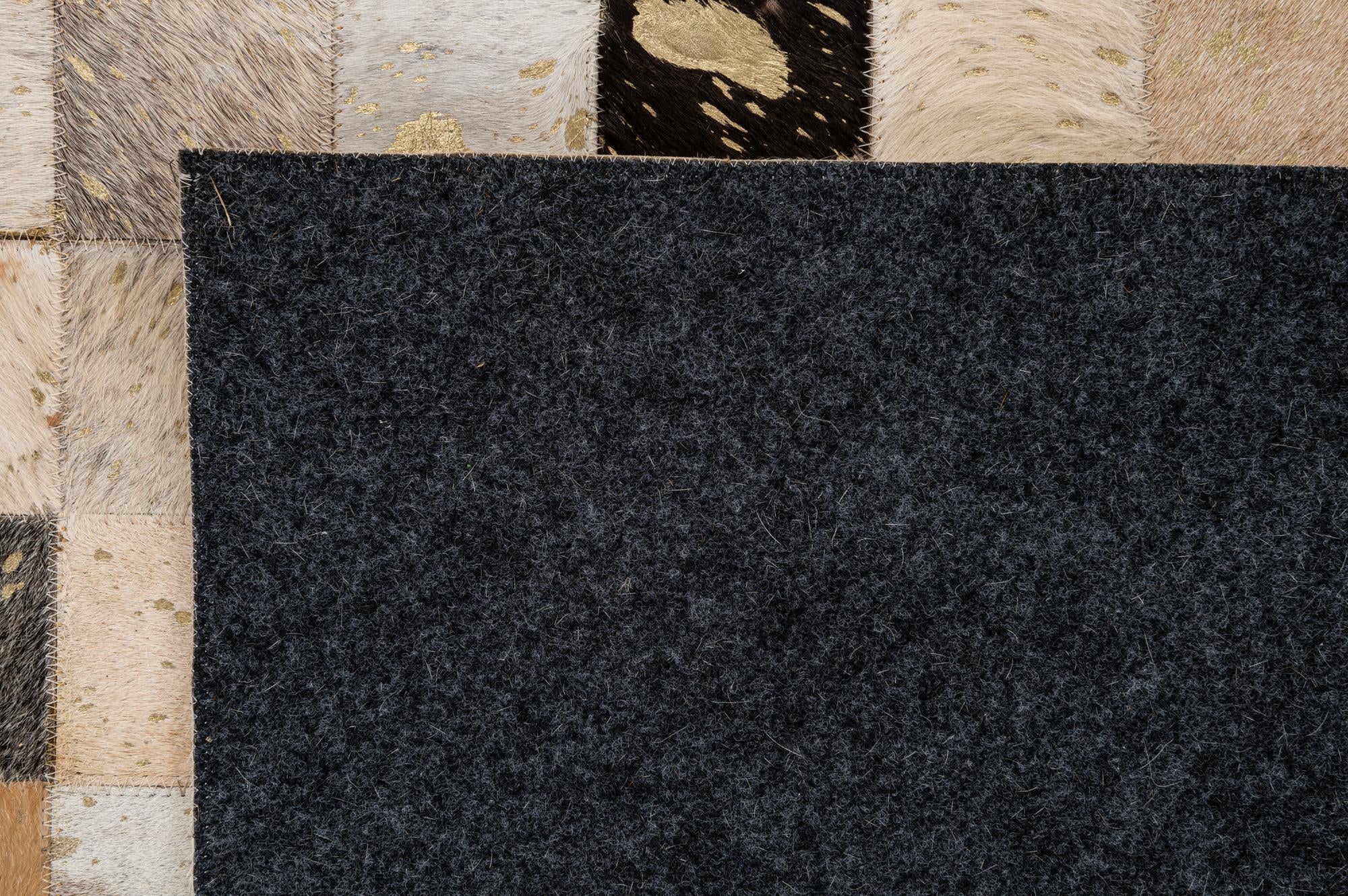 5' 1 x 8' Cowhide - Patchwork Rug