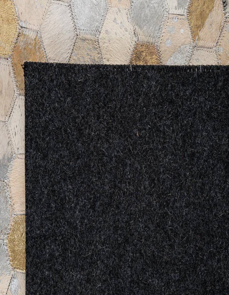 Detail image of 5' x 8' Cowhide - Patchwork Rug