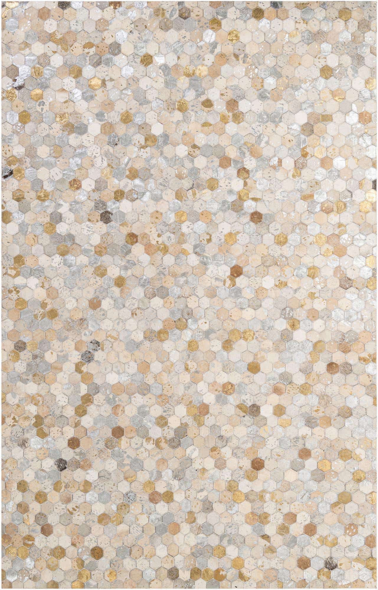 5' x 8' Cowhide - Patchwork Rug